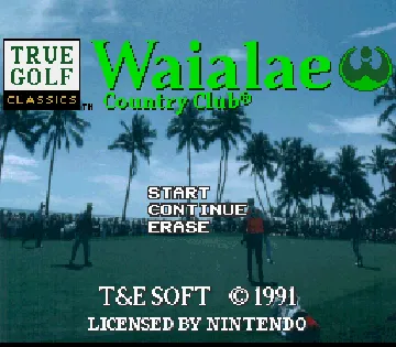 True Golf Classics - Waialae Country Club (USA) screen shot title